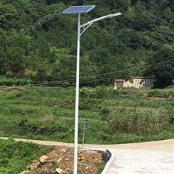 市政太阳能路灯 农村道路亮化 新农村LED照明改造 6米灯杆